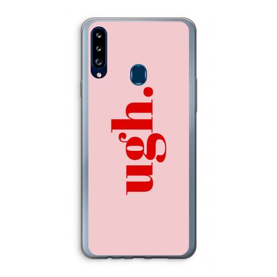Ugh: Samsung Galaxy A20s Transparant Hoesje