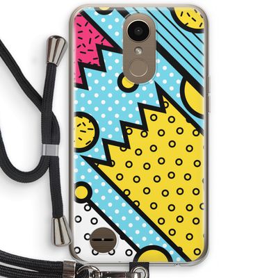 Pop Art #1: LG K10 (2017) Transparant Hoesje met koord
