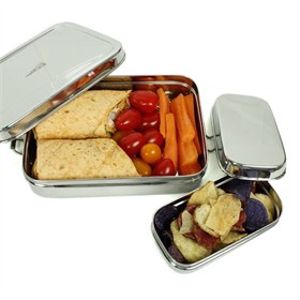 Rectangle Lunch Box Rampur met Mini Bakje 18x13x4