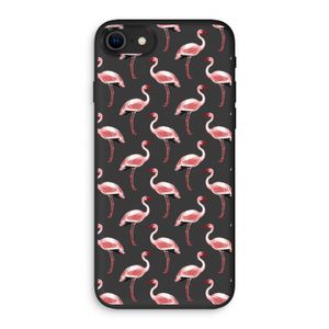 Flamingoprint groen: iPhone 7 Biologisch afbreekbaar hoesje