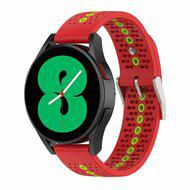 Dot Pattern bandje - Rood - Samsung Galaxy watch 7 - 40mm & 44mm - thumbnail