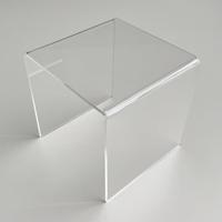 Acryl-bruggetje 20x20cm hoog 200mm trans