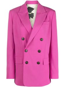 DSQUARED2 blazer croisé à revers pointus - Rose