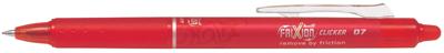 Pilot FriXion Ball Clicker roller, intrekbaar, medium punt, 0,7 mm, rood