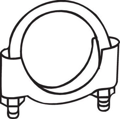 Uitlaatklem 60mm 250260