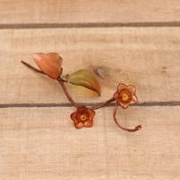 Bonbon doosjes - Chocolade doosje - Bruin glas bloem - 24 stuks