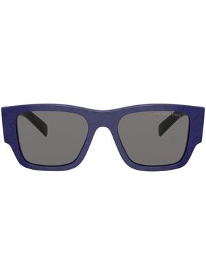 Prada Eyewear lunettes de soleil à monture carrée - Bleu