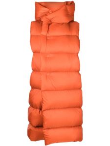 Rick Owens doudoune à design sans manches - Orange