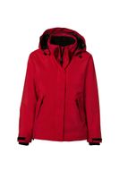 Hakro 253 Women's active jacket Aspen - Red - L