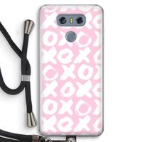 XOXO: LG G6 Transparant Hoesje met koord XOXO: LG G6 Transparant Hoesje met koord