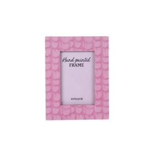 Fotolijst Masie 16x21.5x1 cm Hout/Emaille/Roze