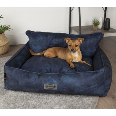 Scruffs & Tramps hondenmand kensington maat m 60x50 cm marineblauw