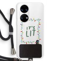 It's Lit: Huawei P50 Transparant Hoesje met koord