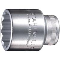Stahlwille 50 A 7/8 03410044 Dubbel zeskant Dopsleutelinzetstuk 7/8 1/2 (12.5 mm)