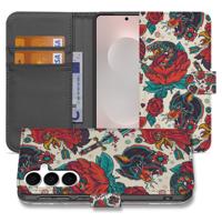 Samsung Galaxy S25 FE Old Skool Hoesje PU-Leer Met 3 Pasjes