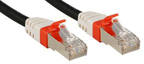 LINDY 45365 RJ45 Netwerkkabel, patchkabel CAT 6A S/STP 3.00 m Zwart 1 stuk(s)