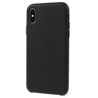 iPhone XS/X Liquid Siliconen Hoesje - Zwart