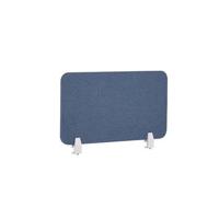 Beliani - WALLY - Bureauscherm - Blauw - 72 cm - Polyester - thumbnail