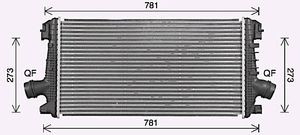 Intercooler, inlaatluchtkoeler OL4722