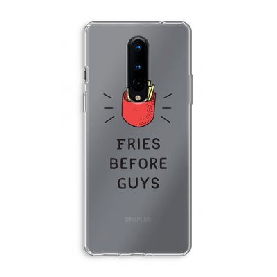 Fries before guys: OnePlus 8 Transparant Hoesje