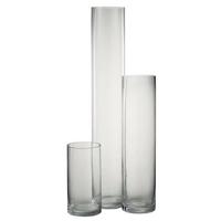 J-Line vaas Cylinder - glas - transparant - large - 60.50 cm hoog