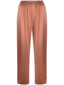 Nanushka pantalon court à taille élastiquée - Orange