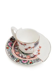 Seletti tasse à café et soucoupe Hybrid Tamara - Blanc