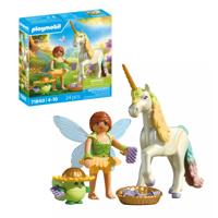 PLAYMOBIL verzameleenhoorn: Regenboogbloem met fee 71840