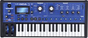 Novation MiniNova MIDI toetsenbord 37 toetsen USB Zwart, Blauw, Wit