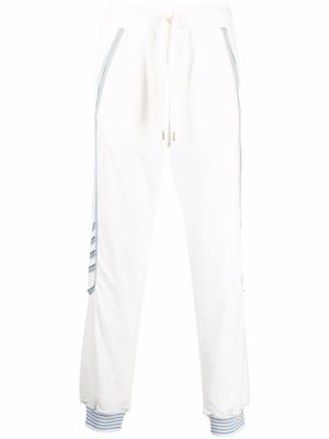 Casablanca pantalon de jogging à liserés contrastants