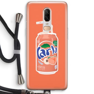 S(peach)less: OnePlus 6 Transparant Hoesje met koord
