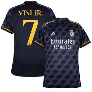 Real Madrid Shirt Uit 2023-2024 + Vini Jr. 7 (Cup Style)