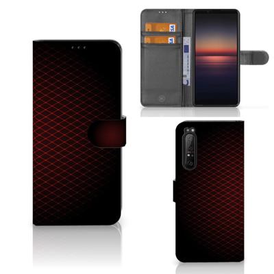 Sony Xperia 1 II | Telefoon Hoesje | Geruit Rood