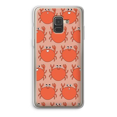 Krab: Samsung Galaxy A8 (2018) Transparant Hoesje