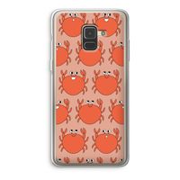 Krab: Samsung Galaxy A8 (2018) Transparant Hoesje