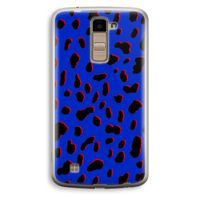 Blue Leopard: LG K10 (2016) Transparant Hoesje
