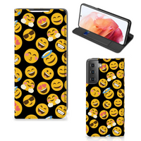 Samsung Galaxy S21 Hoesje met Magneet Emoji