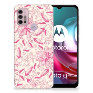 Motorola Moto G30 | G10 TPU Case Pink Flowers