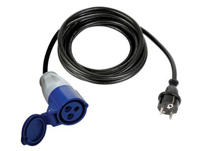 Verloopkabel van schukostekker naar cee-contrastekker 3 m - Velleman