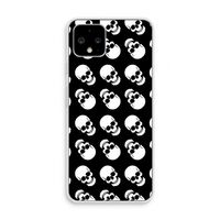 Musketon Skulls: Pixel 4 Transparant Hoesje