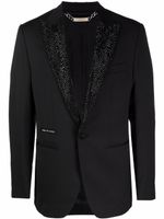 Philipp Plein blazer Lord Fit à simple boutonnage - Noir