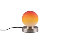 Trio TafellampjePrinz Ii nikkel met oranje glas - R54011018