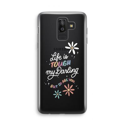 Tough Life: Samsung Galaxy J8 (2018) Transparant Hoesje
