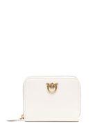 PINKO portefeuille Love Birds en cuir - Blanc - thumbnail