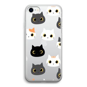 Katten: iPhone SE 2020 Transparant Hoesje