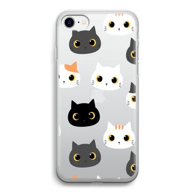 Katten: iPhone SE 2020 Transparant Hoesje