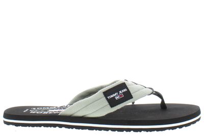 Tommy Hilfiger Tommy jeans mens beach sandal faded willow Grijs maat 45