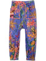 ZIMMERMANN Kids pantalon ample à fleurs - Bleu - thumbnail