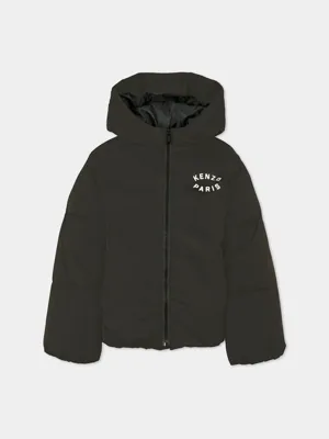 Kenzo Tiger Winterjas Kids Zwart - Maat 9/10 jaar - Kleur: Zwart | Soccerfanshop