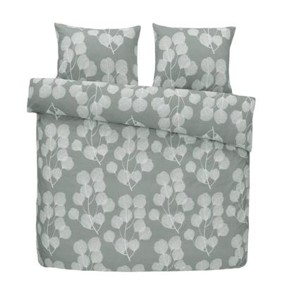 2e Halve Prijs Leen Bakker - Dekbedovertrek Mare - Licht - 240x200 Cm - Polyester/Katoen - Groen